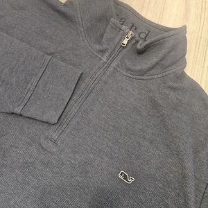 Vineyard Vines Pullover Mens 3XB Big Blue Quarter 1/4 Zip Performance
